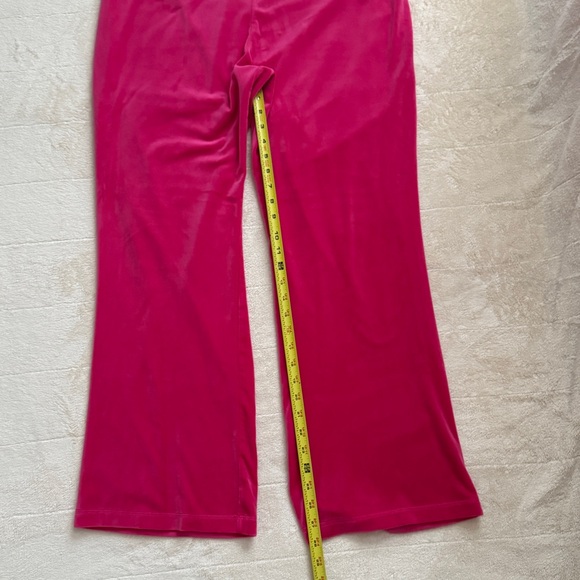 Juicy Couture Pink Velour Track Pants Size XL - Picture 7 of 9